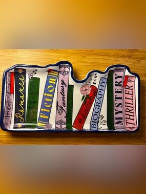 Book Lovers Long Trinket or Decorative Tray